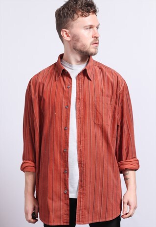 VINTAGE CORDUROY STRIPED SHIRT