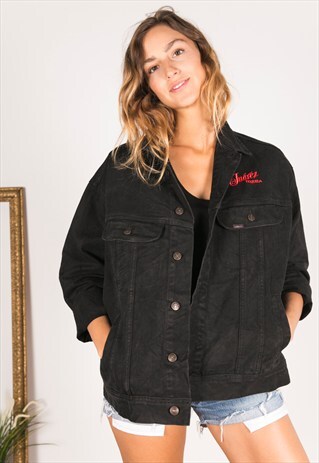 VINTAGE 80S EMBELLISHED LEE DENIM JACKET / R162