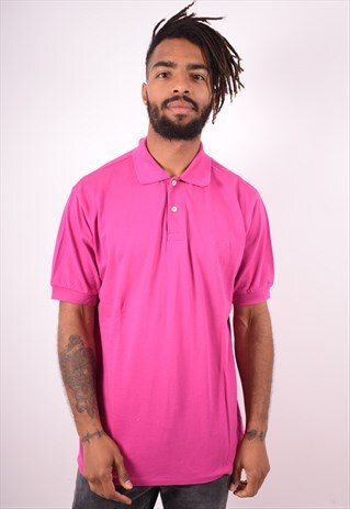 DIADORA MENS VINTAGE POLO SHIRT XL PURPLE 90S
