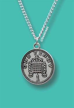 Queen Elizabeth Coin Necklace 