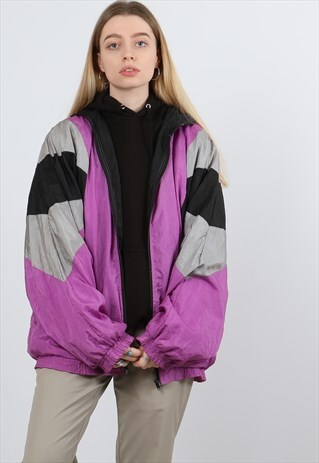 VINTAGE XL PURPLE LIGHTWEIGHT JACKET