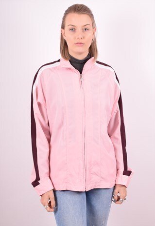NIKE WOMENS VINTAGE TRACKSUIT TOP JACKET XL PINK 90S