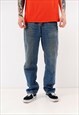VINTAGE LEVIS 550 RELAXED FIT JEANS MID BLUE GRADE B