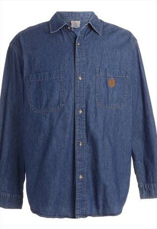 1990S DISNEY DENIM SHIRT - M