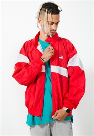 VINTAGE 90S PUMA WINDBREAKER JACKET / S3305