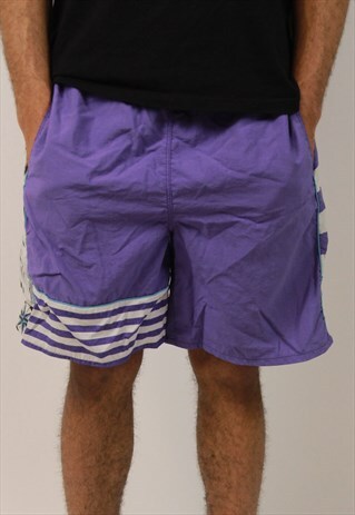 VINTAGE REEBOK PATTERNED SHORTS
