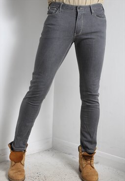 Vintage Armani Skinny Fit Jeans Grey W32 L32