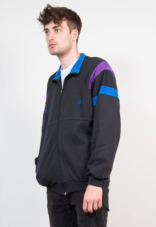 VINTAGE 90'S BLACK PUMA TRACKSUIT JACKET