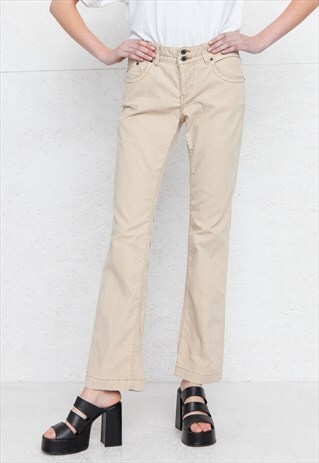 VINTAGE BROWN POLO RALPH LAUREN CORDUROY TROUSERS BOTTOMS