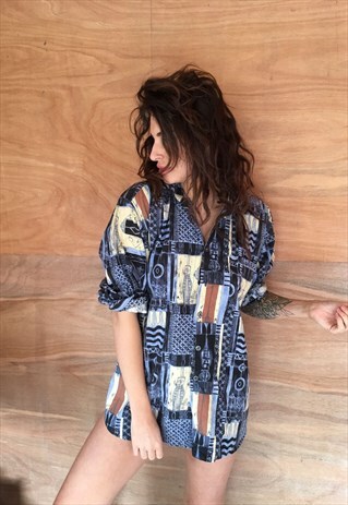 OVERSIZED RETRO 90S 80S VINTAGE UNISEX FESTIVAL SHIRT