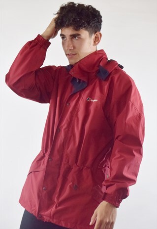 berghaus red waterproof jacket