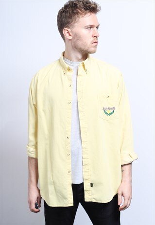 VINTAGE CORDUROY SHIRT YELLOW