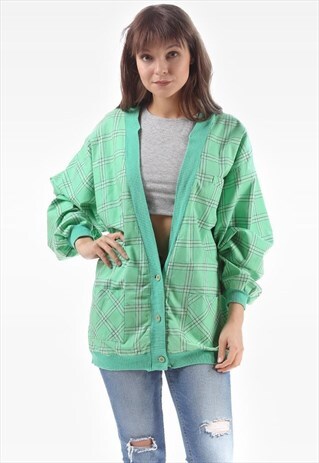 VINTAGE PLAID BOMBER JACKET