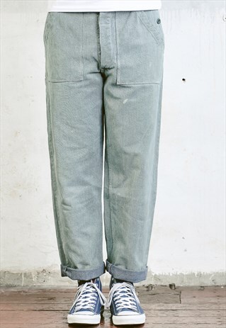 VINTAGE 70S INDUSTRIAL WORK TROUSERS
