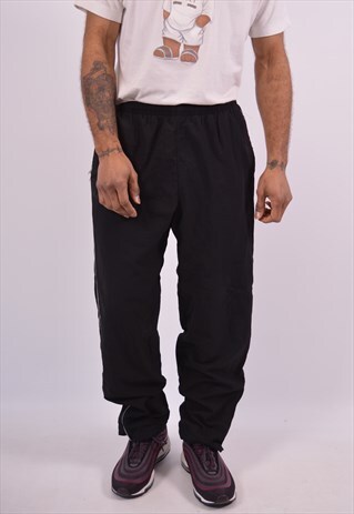 VINTAGE AUSTRALIAN L'ALPINA TRACKSUIT TROUSERS BLACK