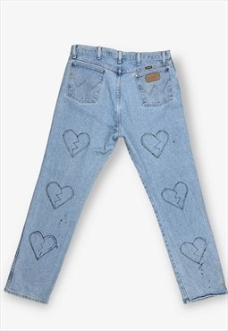 Vintage wrangler customised straight leg jeans BV16218