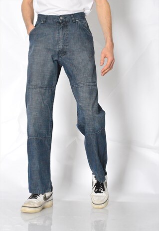VINTAGE 90S BLUE HUGO BOSS JEANS