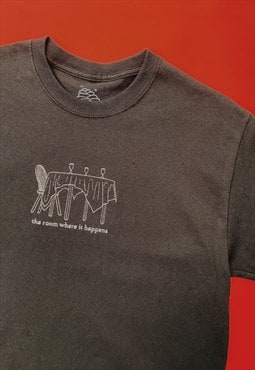 embroidered 'the room where it happens' hamilton t-shirt