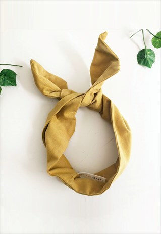 Corduroy Wide Wire Headband