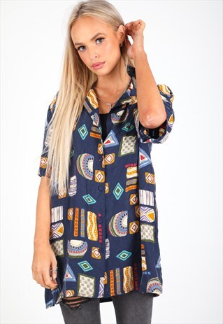 VINTAGE PATTERN SHIRT S277
