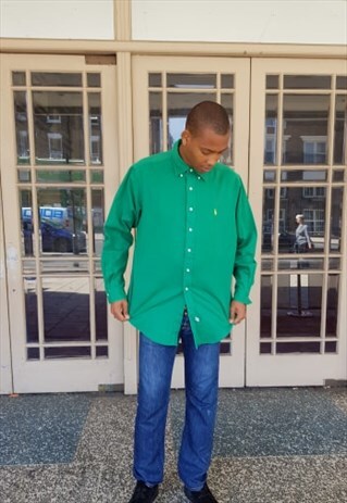 GREEN LONG SLEEVED SHIRT
