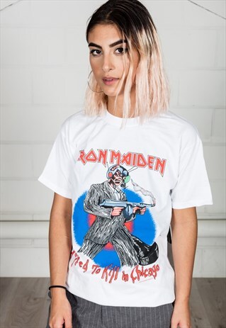 IRON MAIDEN CHICAGO MUTANTS UNISEX T-SHIRT