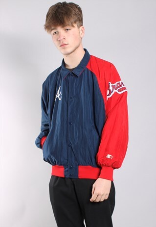VINTAGE ATLANTA BRAVES STARTER BASEBALL JACKET