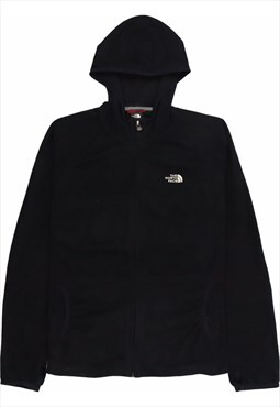 The North Face 90's Zip Up Spellout Hoodie Large Black