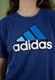 VINTAGE ADIDAS T-SHIRT IN BLUE M