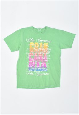 Vintage 90's T-Shirt Top Green