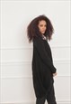 SOFT FINE KNIT CARDIGAN IN OVERSIZED BALLOON SHAPED BACK 
