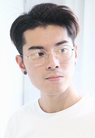 OCTAGON METAL GLASSES - SILVER