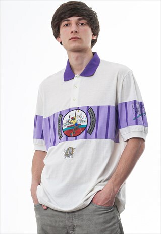 VINTAGE ADIDAS ORIGINALS ATP TOUR TENNIS 90S WHITE PURPLE