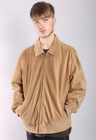 VINTAGE SUEDE BOMBER JACKET