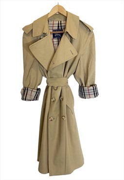 Unisex vintage Burberry trench coat size M