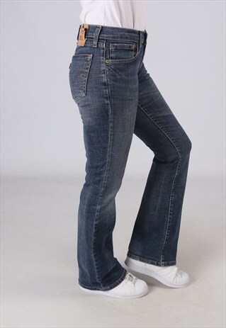 VINTAGE LEVIS 529 BOOTCUT FLARE JEANS UK 8 (9LAX)