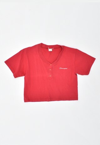 VINTAGE 90'S CHAMPION T-SHIRT TOP RED
