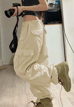 Miillow Casual Pocket Cargo Trousers