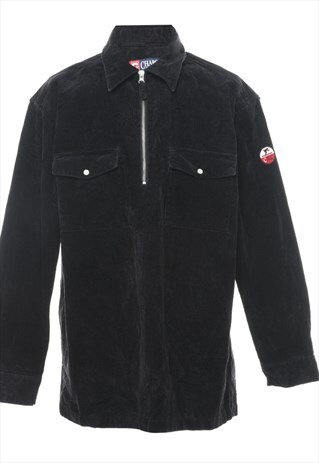 BEYOND RETRO VINTAGE CHAPS BLACK SHIRT - M