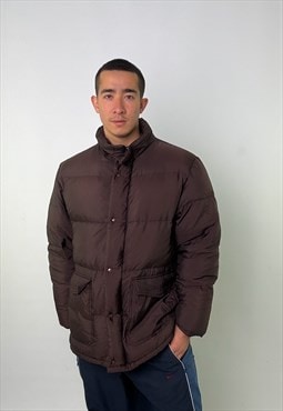 Brown 90s Moncler Puffer Jacket Coat