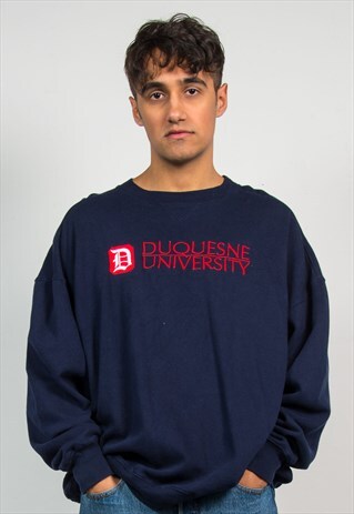 VINTAGE DUQUESNE UNIVERSITY COLLEGE SWEATSHIRT
