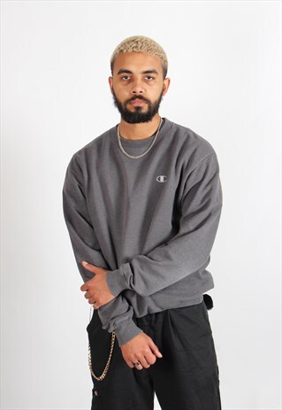 VINTAGE CHAMPION SWEATSHIRT GREY