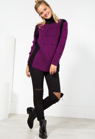 ON SALE VINTAGE 80S CLASSIC KNITWEAR JUMPER / S0118