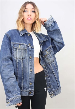 VINTAGE OVERSIZED LEE DENIM JACKET