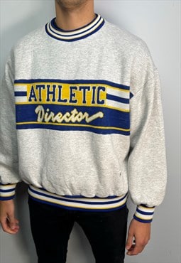 Vintage Varsity Athletic Director fleece lined sweatshirt