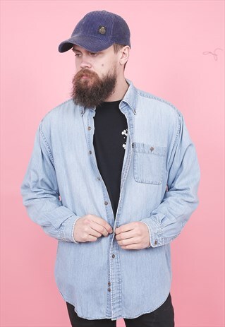 VINTAGE DENIM SHIRT /R12310