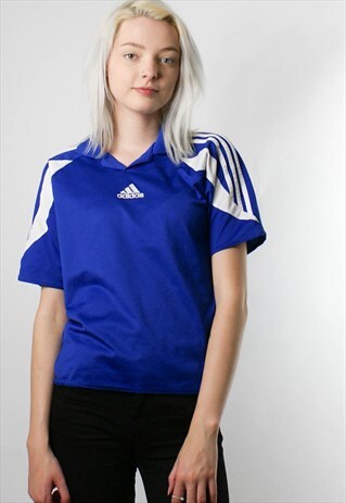 ADIDAS VINTAGE SPORTS T SHIRT FOOTBALL SHIRT