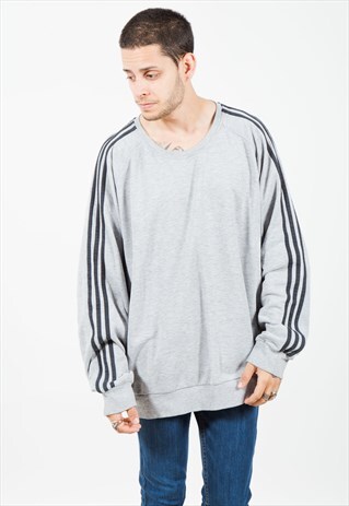 VINTAGE RETRO 90'S ADIDAS EMBROIDERED SWEATSHIRT / S6631