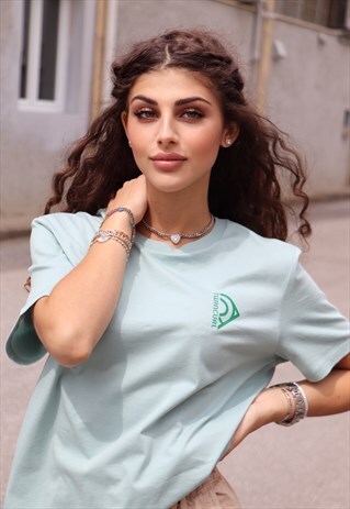 ATHLEISURE T-SHIRT AQUAMARINE