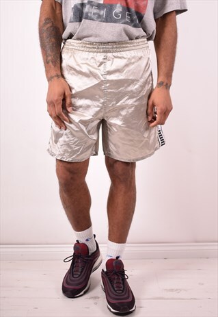 PUMA MENS VINTAGE SHORTS LARGE GREY 90S
